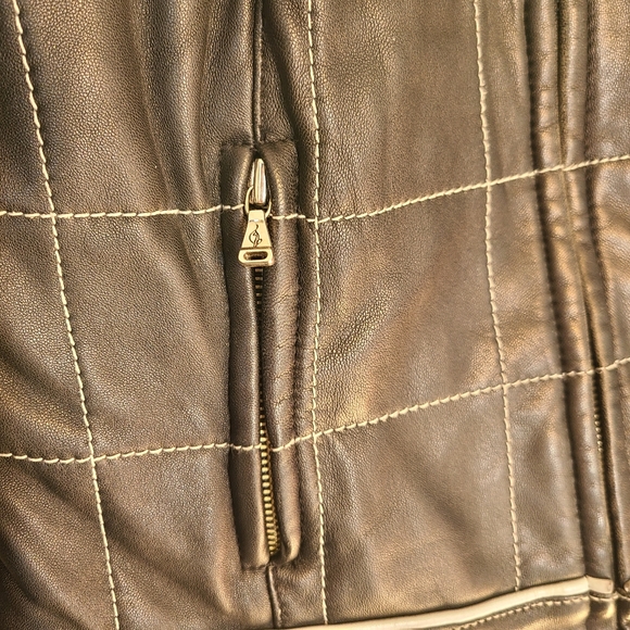 Baby Phat Y2K Leather Racing Bomber Jacket - L - Picture 7 of 16